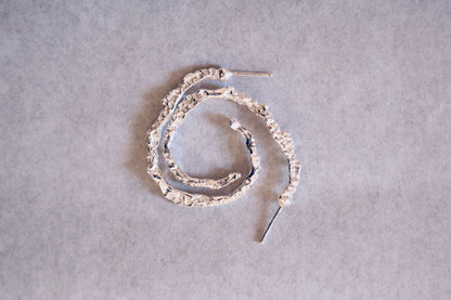 RAW HOOP EARRINGS